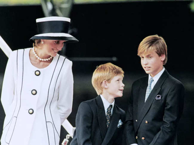 ​Princess Diana died in a tragic car crash in Paris in 1997, leaving behind her two sons - William and Harry.​