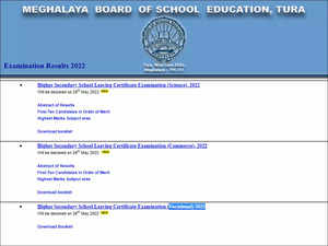 MBOSE HSSLC Result 2023: Check date, how to download Meghalaya Board marksheet