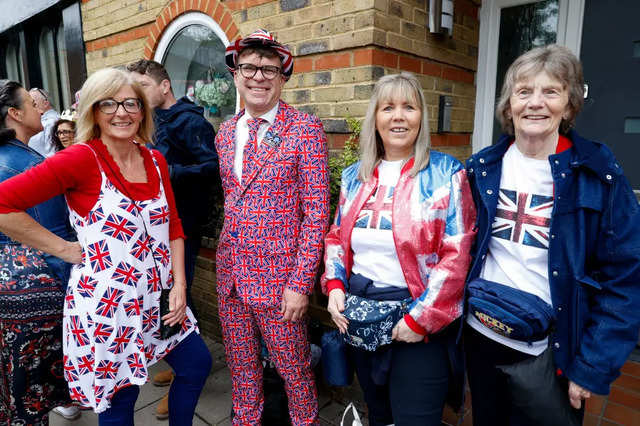 Britons enjoying coronation (Reuters)