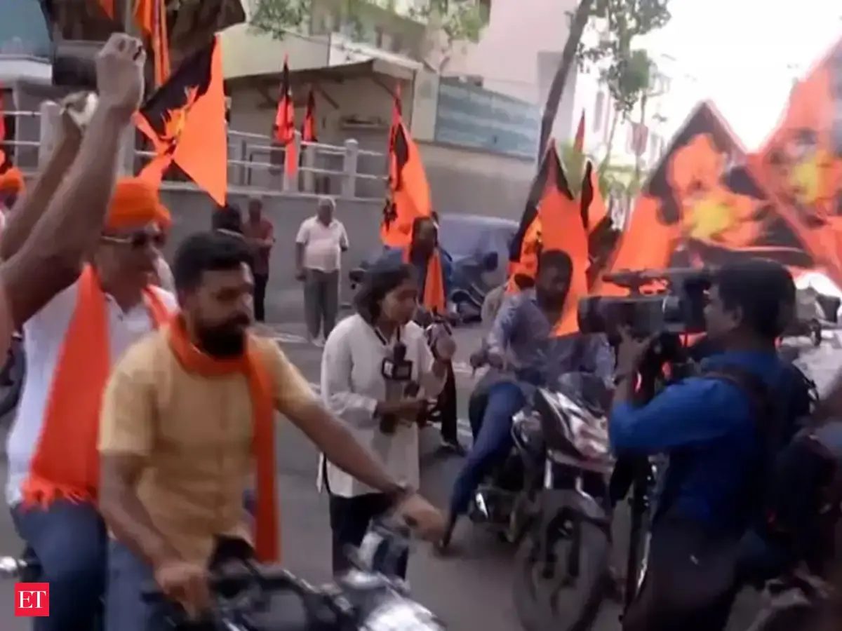 vhp bike rally: Bengaluru: VHP holds bike rally to protest against ...