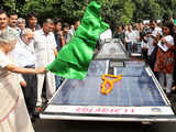 Delhi CM launches a Solar Energy car