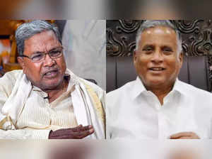 Siddaramaiah and BJP minister V Somanna