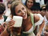 The famous Bavarian 'Oktoberfest' beer festival