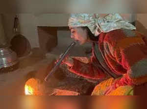 Preity Zinta sparks her 'Pahadi' spirit, lights 'chulha' at Shimla home. See pics