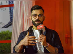 Hyderabad: Cricketer and new brand ambassador for Duroflex Virat Kohli speaks du...
