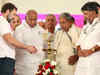 Karnataka CM race: Rahul Gandhi arrives at Kharge's residence to meet Siddaramaiah and DK Shivakumar