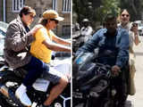 Mumbai Traffic Police to take action after Amitabh Bachchan & Anushka Sharma seen pillion riding without helmets