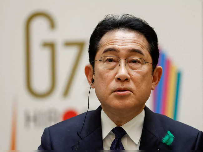 Japan's prime minister Fumio Kishida