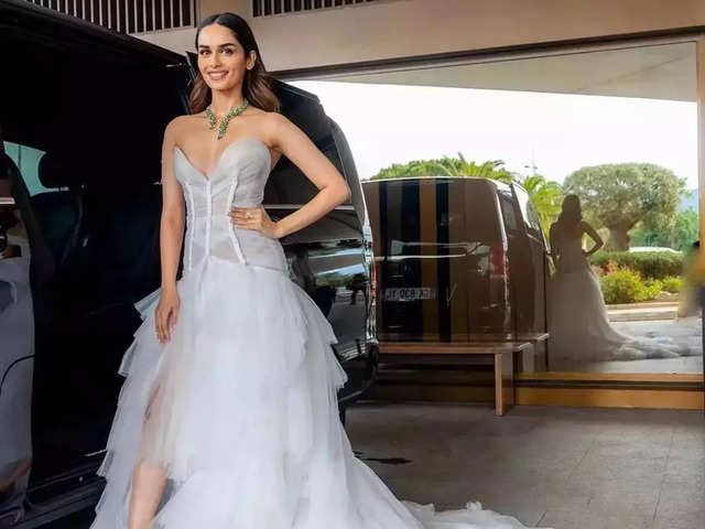 Manushi Chillar Stuns In White