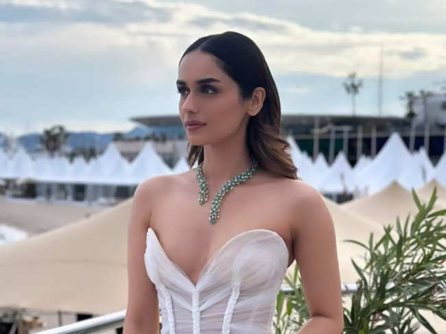 Manushi Chhillar walked the red carpet for health and beauty products company Walker & Company.?
