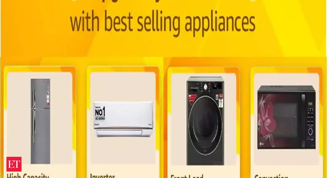 Amazon SaleUnbeatable Discounts on Appliances Grab the Best Deals on Refrigerators, Washing