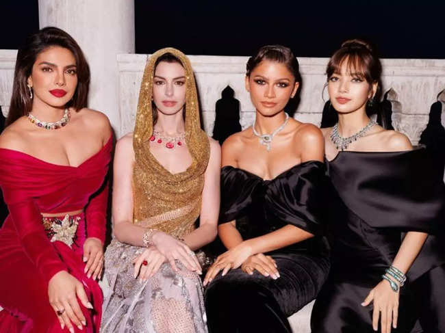 Priyanka Chopra, Blackpink's Lisa, Zendaya & Anna Hathaway redefine style, sophistication & glamour.