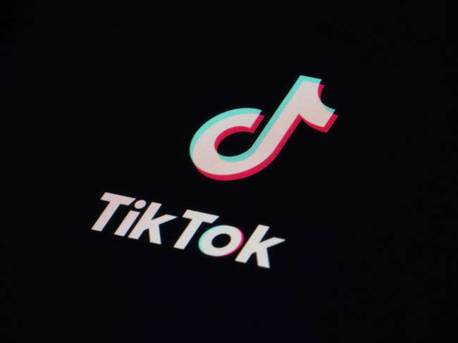 FILE - The icon for the video sharing TikTok app is seen on a smartphone, Feb. 2...