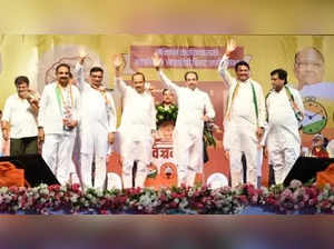 The Opposition Maha Vikas Aghadi's 3rd mega-rally at the BKC in Mumbai, attended by top leaders of the Congress, Nationalist Congress Party & Shiv Sena (UBT).