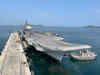 INS Vikrant successfully berthed at Karwar Naval Base