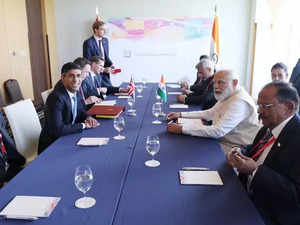 PM Modi, Sunak hold discussion on progress in India-UK FTA negotiations