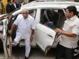 BS Yeddyurappa arrives for court hearing