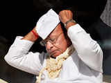 Shankersinh Vaghela during last day of his three-day fast 