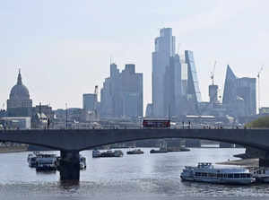 FILE PHOTO: River Thames views as UK accelerates London flood defence plan to counter rising climate risk, in London