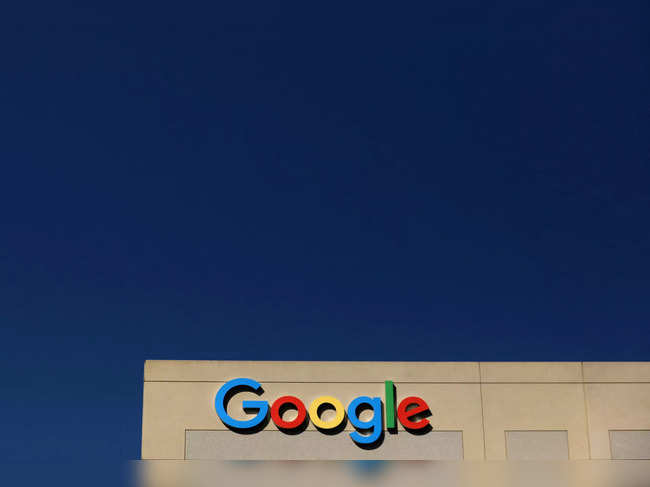 FILE PHOTO: Google logo on office building in Irvine, California