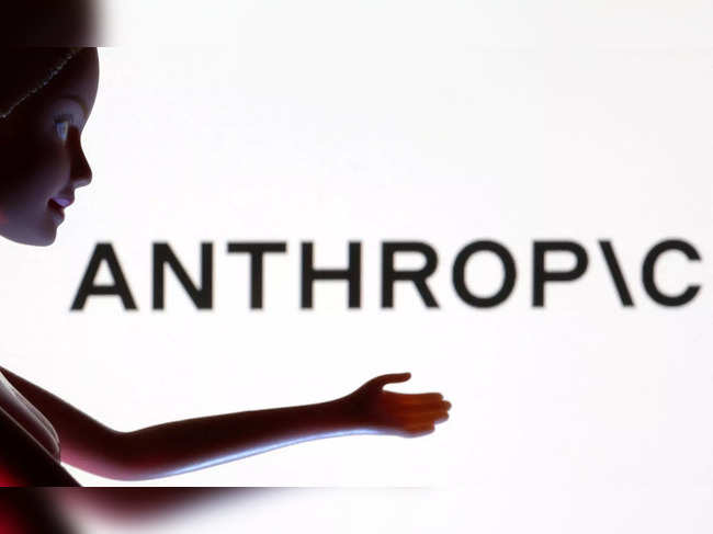 Illustration shows Anthropic logo