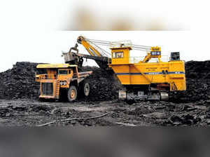 **EDS: TO GO WITH STORY; IMAGE VIA COAL MINISTRY** New Delhi: A heavy machinery ...