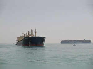 Ship briefly stranded in Suez Canal successfully refloated