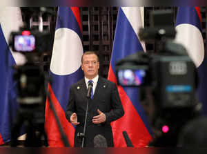 Russia's Deputy head of the Security Council Medvedev visits Laos
