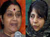 Mehbooba denies Modi praise, calls Sushma a 'liar'