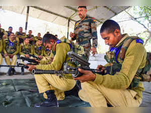 Jabalpur: First batch soldiers recruited under the Agnipath scheme of the Indian...