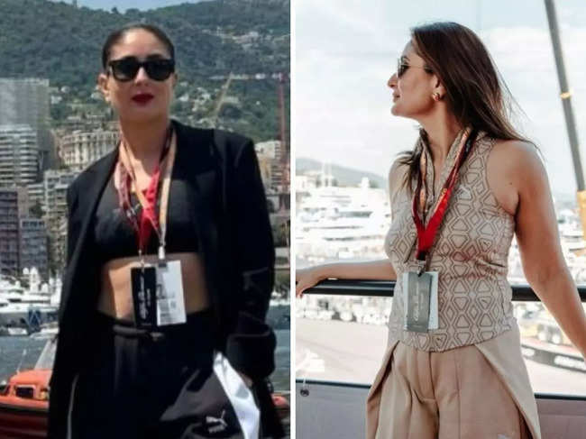 Kareena Kapoor Khan's pictures from the F1 event have gone viral on social media.​