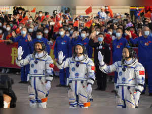 China launches new crew for space station, with eye to putting astronauts on moon before 2030