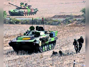 Army conducts Sudarshan Shakti exercise along western border
