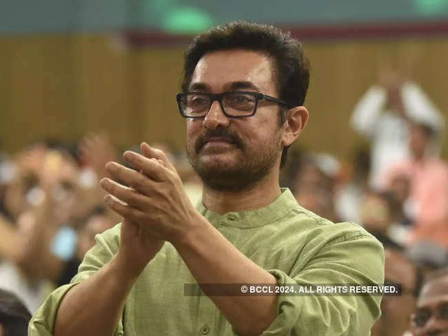 Aamir Khan said he is "feeling good" about spending time with family at the moment.