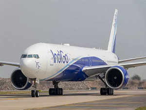 Sporting IndiGo livery, carrier's first Boeing 777 wide-body aircraft lands in Delhi
