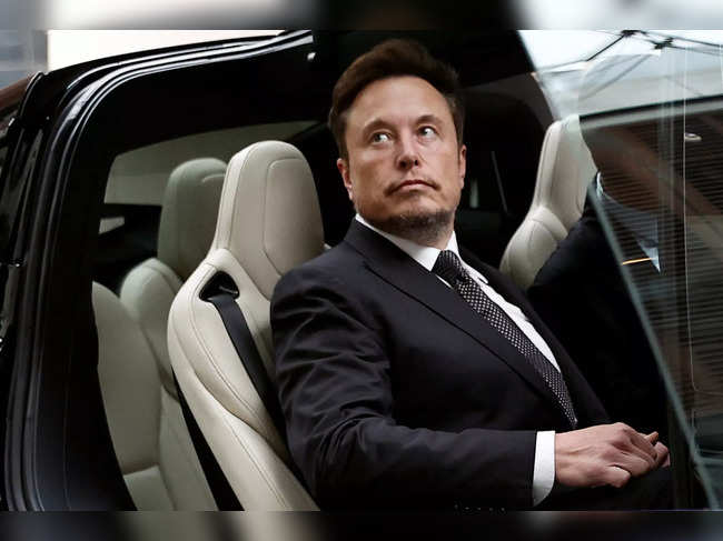 Tesla's CEO Elon Musk in Beijing