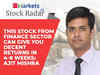 Stock Radar: This stock from finance sector can give you decent returns in 4-8 weeks, says Ajit Mishra