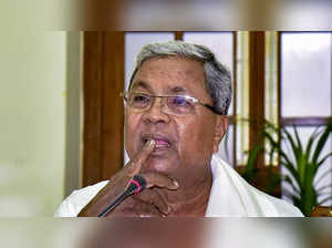 Karnataka chief minister Siddaramaiah