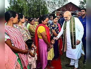 Shah Takes Stock; Relief Camps Reflect Clear Ethnic Divide