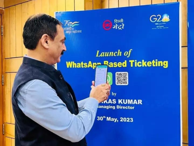 Step-by-step process to avail WhatsApp-based ticketing service