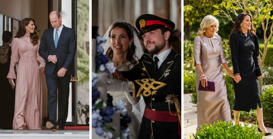 Best Moments From Jordan Crown Prince Hussein & Rajwa Alseif's Grand Ceremony