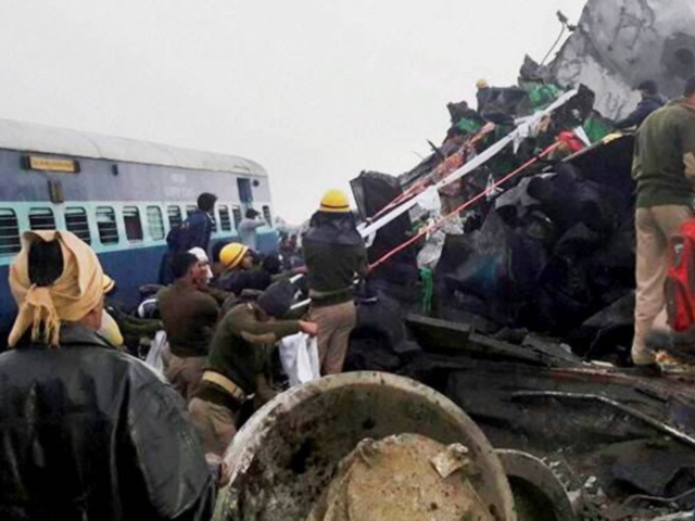 Pukhrayan train derailment