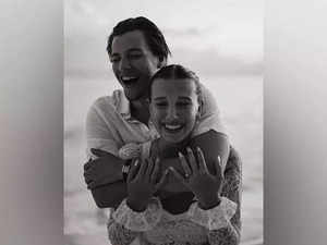 Stranger Things star Millie Bobby Brown’s engagement party pictures with fiance go viral; check them out!
