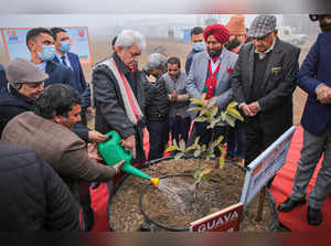 Chak Roi: Jammu and Kashmir Lieutenant Governor Manoj Sinha during the inaugurat...
