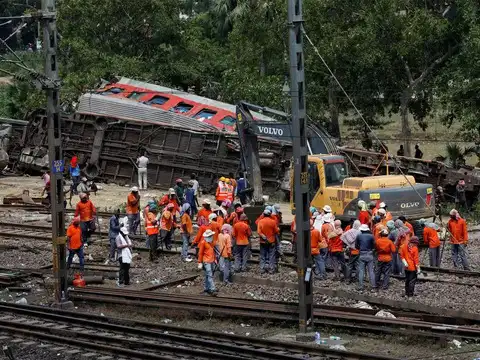 Damaged coaches removed​