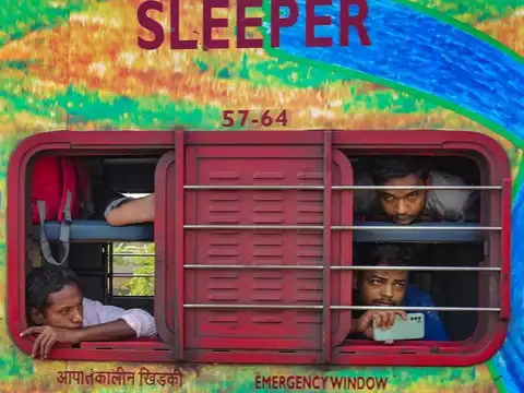 ​Inside Coromandel Express train​