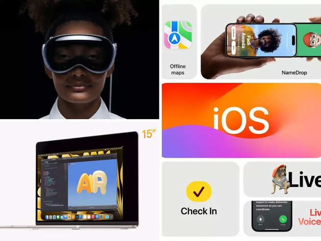 Apple WWDC 2023 Highlights: Apple unveils new mixed-reality headset Vision Pro, latest iOS 17 & 15-inch MacBook Air