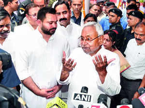 BJP Questions Nitish’s Oppn Unity Attempt; Links it to Bridge Collapse