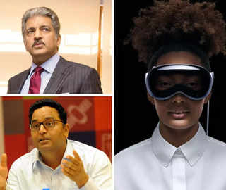 Vision Pro mania grips India Inc: Anand Mahindra worries about 'zombies wearing headsets', Paytm boss Vijay Shekhar Sharma believes it can come with 'brain reading' ability