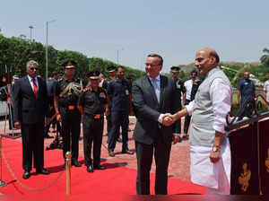 German Defence Minister Boris Pistorius visits New Delhi